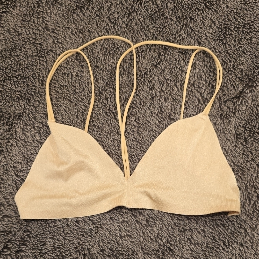 Elegant Cream Strappy Bandeau